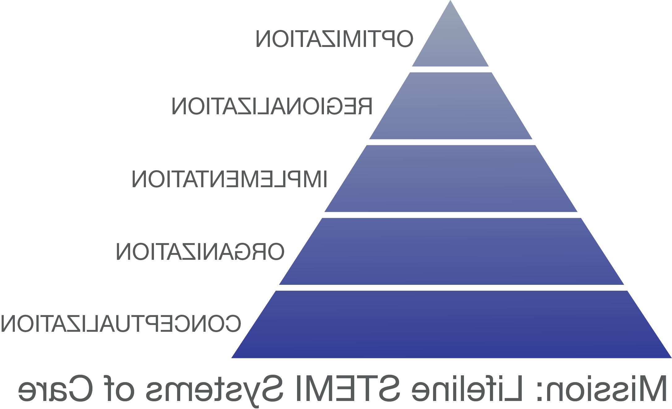 使命生命线STEMI系统的关怀金字塔